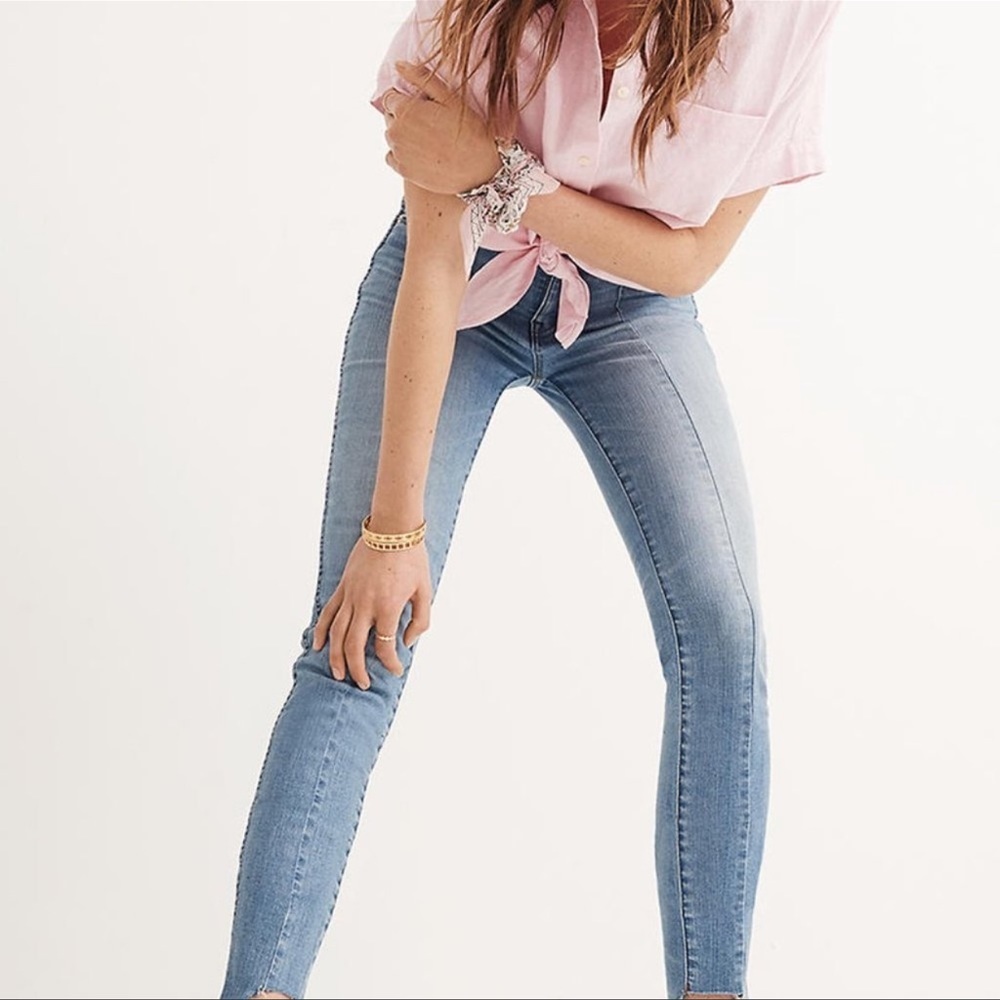 Madewell Women's Skinny Jeans in Light Blue